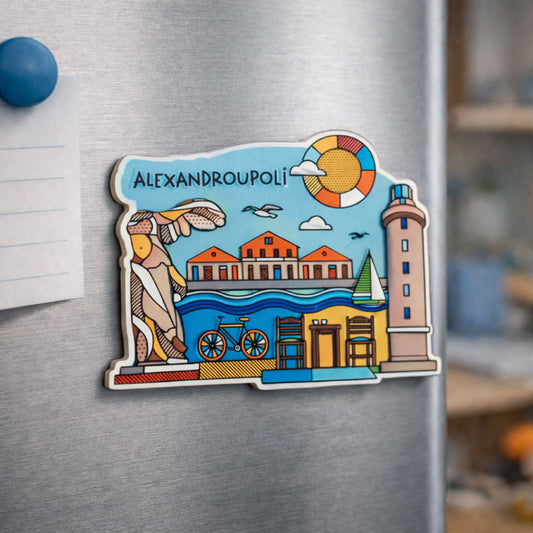 Alexandroupoli fridge magnet souvenir Greece